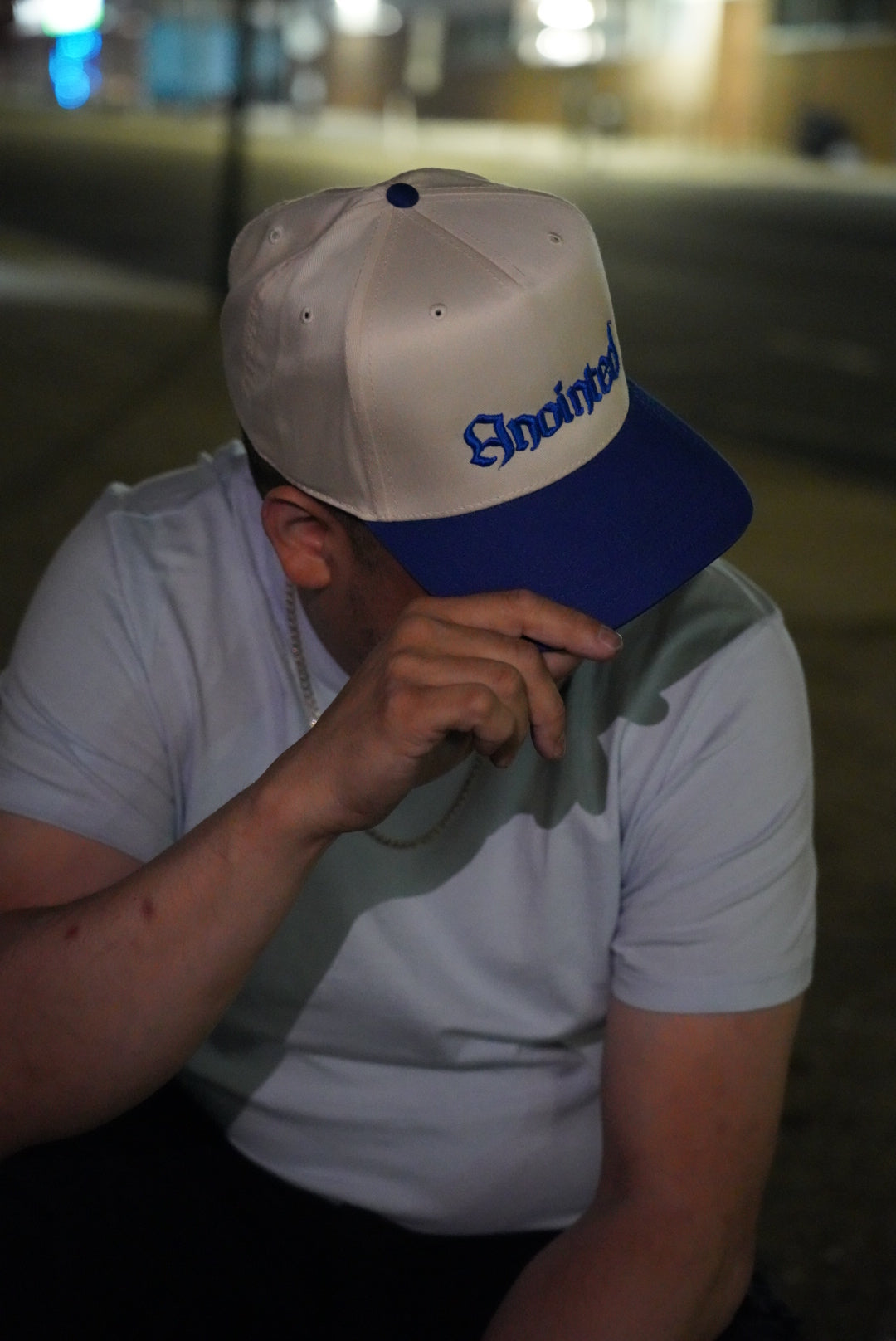 Anointed Royal blue and cream Cap Sarie Attire