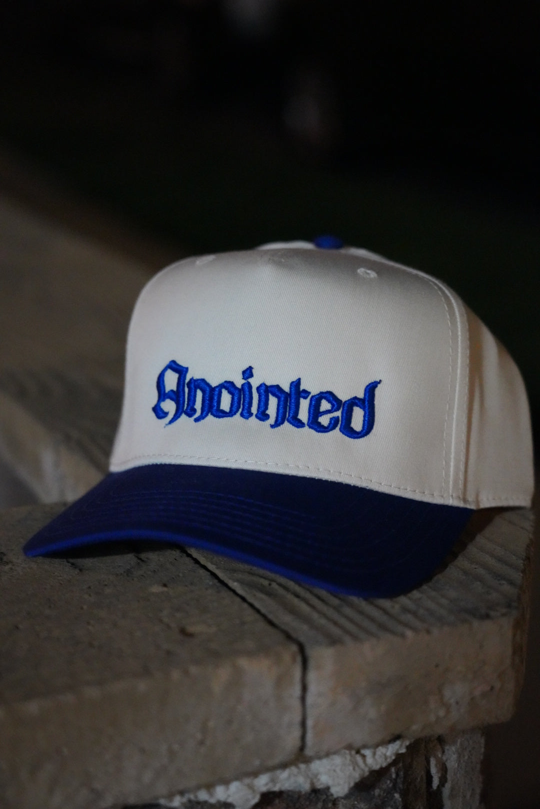 Anointed Royal blue and cream Cap Sarie Attire