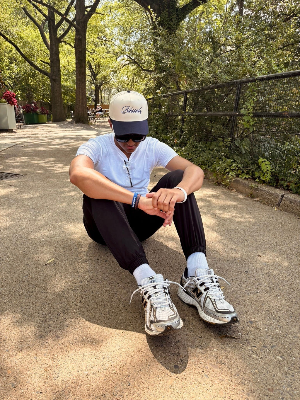 Blessed Cap – Edición Navy blue & Green Sarie Attire