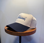 Blessed Cap – Edición Navy blue & Green Sarie Attire